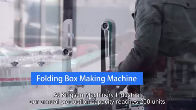 Máquina para fabricar cajas plegables